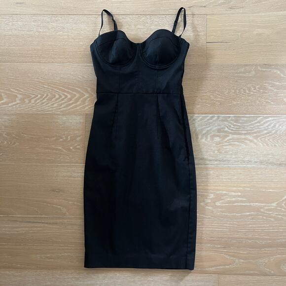 Marciano Dresses & Skirts - Marciano Black Structured Corset Dress sz 4